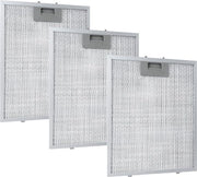 Filtro a Vetro Metallico 3 Pezzi - 320x260mm - Universale - Cappa di Ventilazione per Cucina - Cappa di Ventilazione Motore