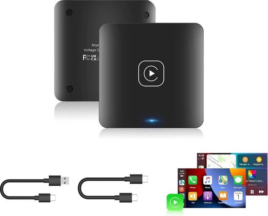 Adattatore Carplay Wireless 

Modello: Carlinkit CL-001 
Compatibile con: iPhone/iPad con iOS 7.1 o successivo 
Supporta: Carplay, Android Auto, Mirroring, Bluetooth, Wi-Fi, 4K, HD 

Spedizione gratuita in 24-48 ore 
Garanzia 1 anno