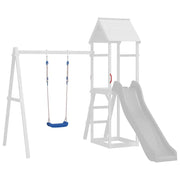 Seggiolini per Altalena con Corde 2 pz Blu 37x15 cm Polietilene