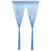 TendaMacramÃ¨ Blu 140x240 cm in Cotonecod mxl 95491