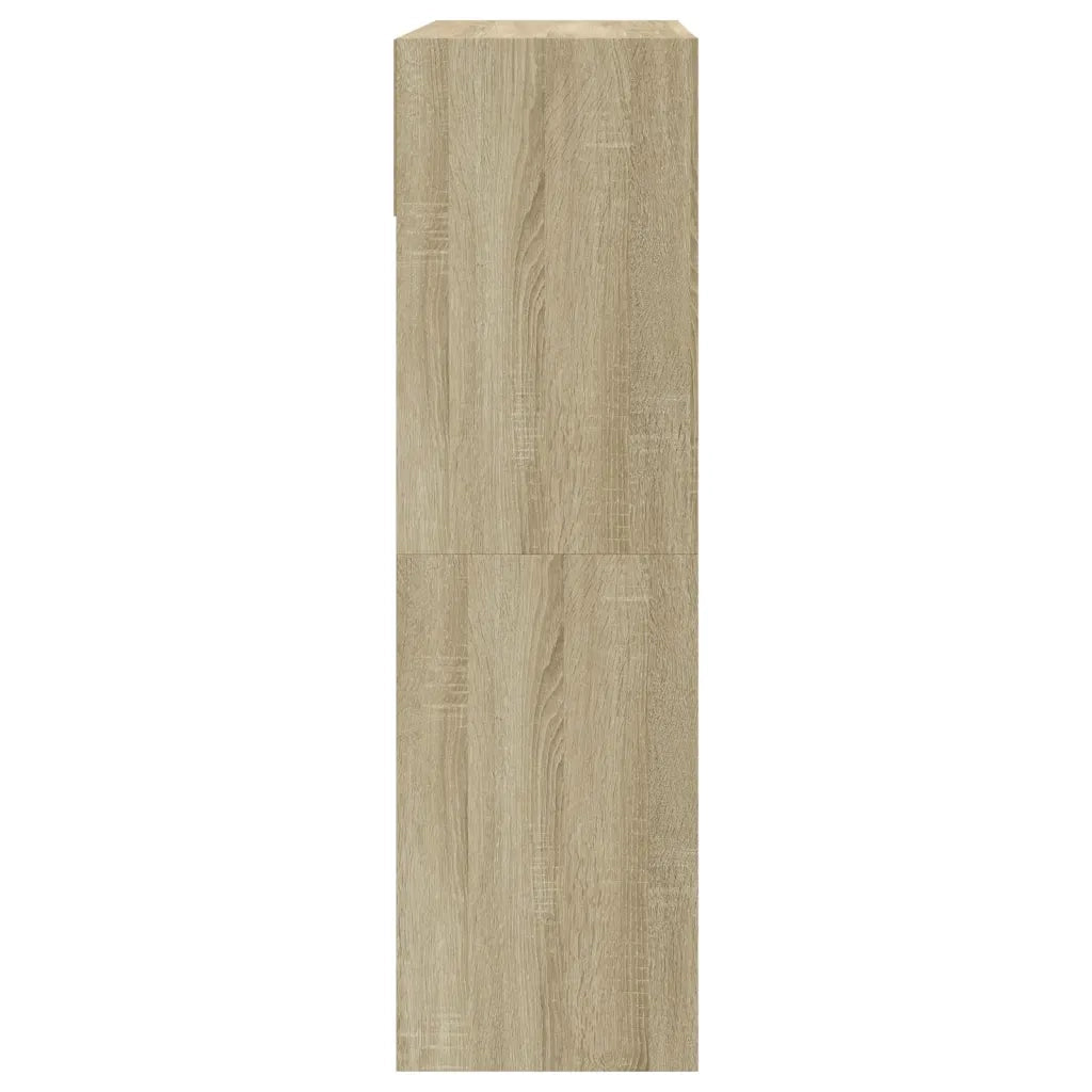 Scarpiera 2 Cassetti Ribaltabili Rovere Sonoma 80x34x116 cm 3214408