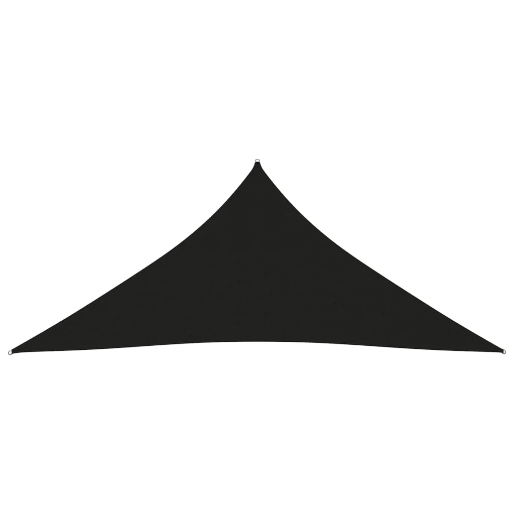 Vela ombreggiante triangolare in tessuto Oxford 3 x 4 x 4 m nera 02_0009839