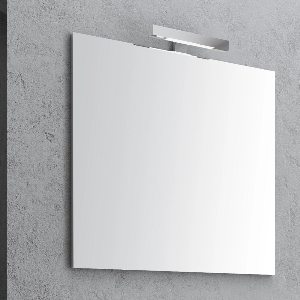 Specchio da bagno con lampada led *** misura 52x68 cm senza lampada led, confezione 1