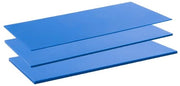 Film per asciugamano in silicone - 11 x 4,7 Pollici - Blu - 3 Dicotti - Resistente al calore - morbido/elastico/sollevabile - Film per asciugamano