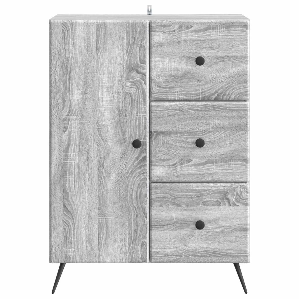 Credenza Grigio Sonoma 66 x 34,5 x 90 cm Legno ingegnerizzato