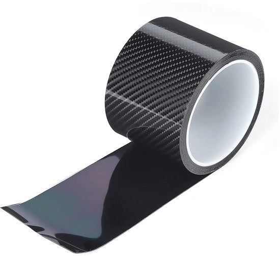 Foglio di protezione anti graffio - Flexibile e duraturo - Nero - Fibra di carbonio - Ideale per veicoli - 3 cm x 3 metri