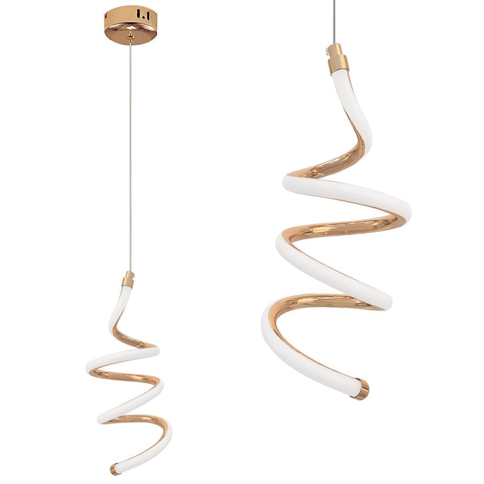 Lampada A Sospensione Da Soffitto Led Lhj096-1cp Light Rose Gold