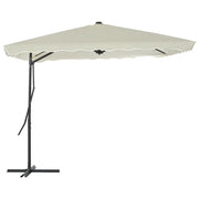Ombrello | Parasolne da Esterni con Palo in Acciaio 250x250 cm Sabbia