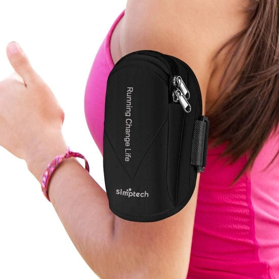 Cinturino sportivo - portacellulare per dispositivi mobili - per corsa e camminata