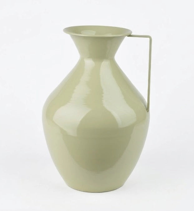 Vaso metallo Mondex ROGER 15,7x25x37 cm salvia 1 pz