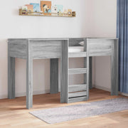 Letto a Castello per Bambini Grigio Sonoma 75 x 190 cm 3410472