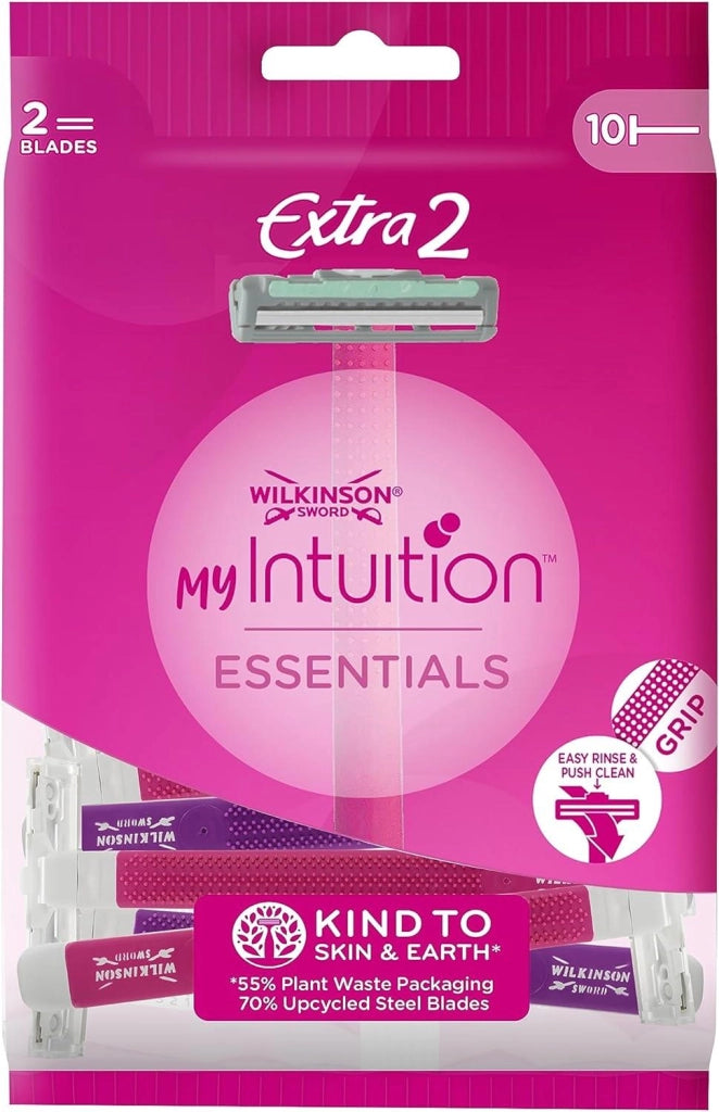 RASOIO WILKINSON EXTRA2 ESSENTIAL A 2 LAME CONFEZIONE DA 10 PEZZI
