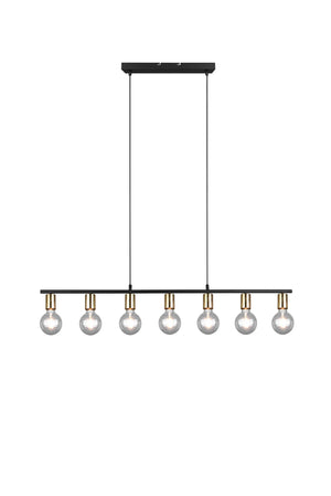 Lampada a Sospensione da Interno   in Metallo Ottone Satinato