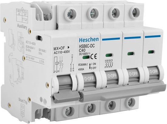 Dispositivo di Interruzione del Flusso elettrico per Sistemi Fotovoltaici fino a 1000V