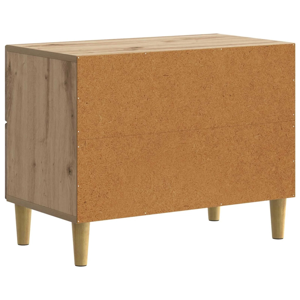 Armadio da Notte Rovere Artigianale 62 x 34,5 x 48 cm