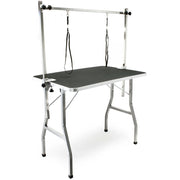 Tavolo da toelettatura regolabile con 2 cinghie tavolo da toelettatura per cani e gatti 91 x 61 cm 16_0000537