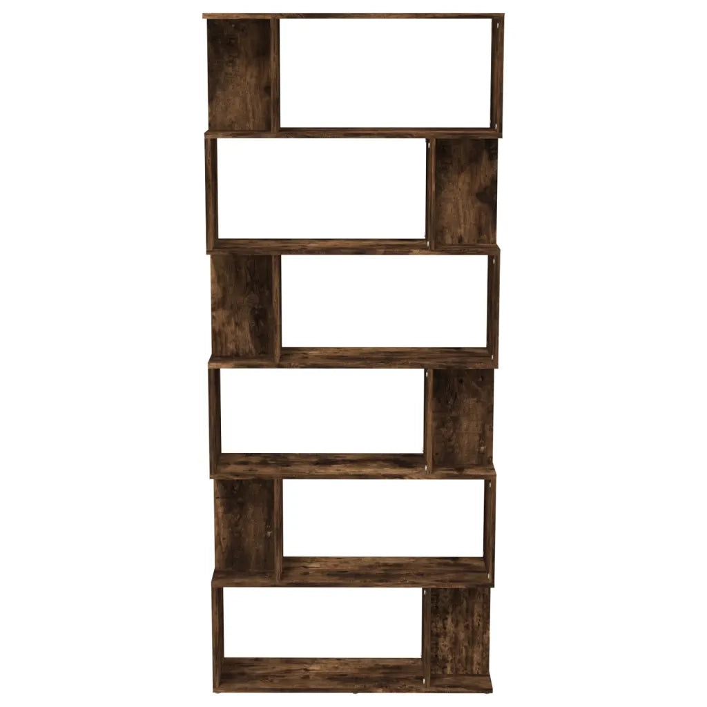 Libreria/Divisorio Rovere Fumo 80x24x192cm in Legno Ingegnerizzato 816059