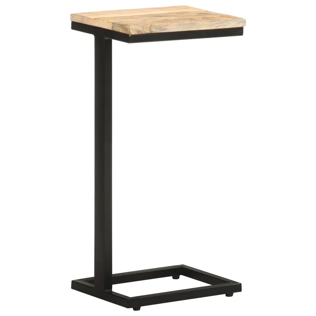 Tavolini Laterali 2 pz 31,5x24,5x64,5 cm Legno di Mango Grezzo cod mxl 59741