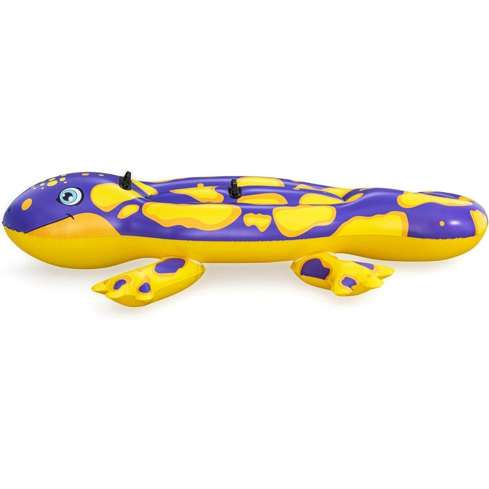 Trade Shop - Cavalcabile Gonfiabile Forma Salamandra Galleggiante 191 X 119 Cm Con Maniglie 41502 -