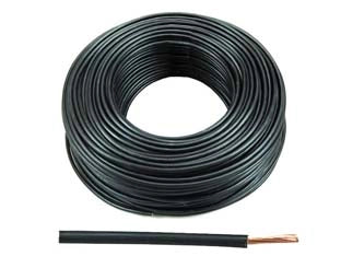 CAVO ELETTRICO UNIPOLARE ANTIFIAMMA NERO FS17- - 1x mmq.6 colore nero - 100 mt