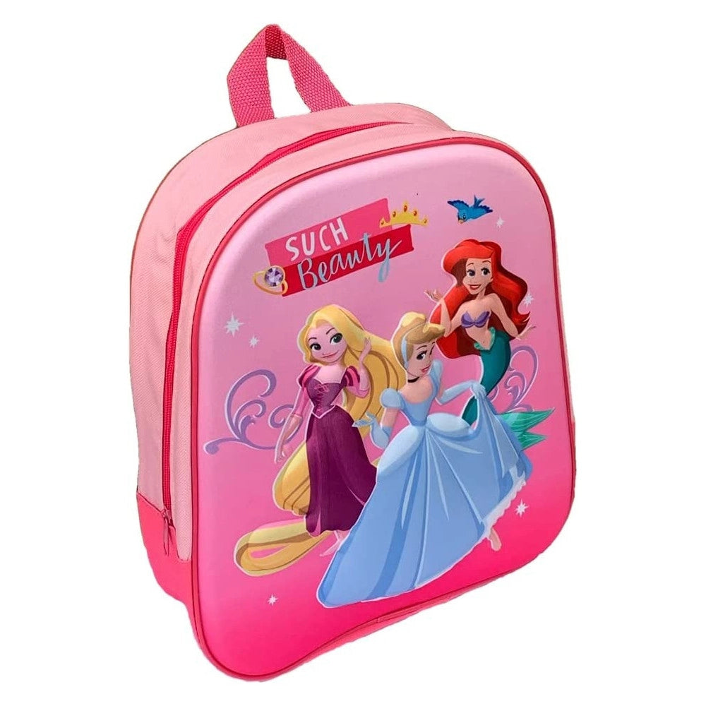 Trade Shop - Zainetto Principesse Disney Belle Cenerentola Stampa In 3d Bambine Scuola Asilo -