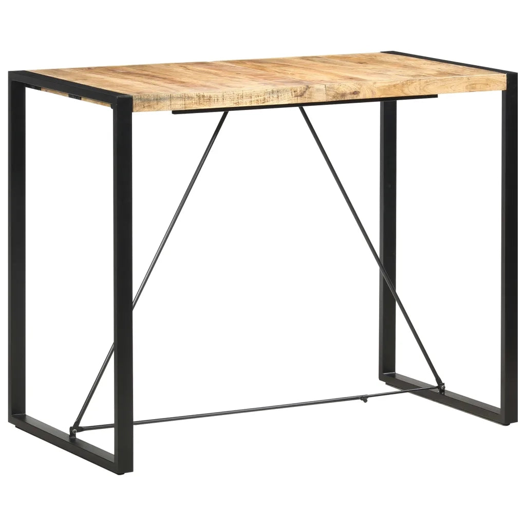 Tavolo da Bar 140x70x110cm in Legno Massello di Mango cod mxl 58840