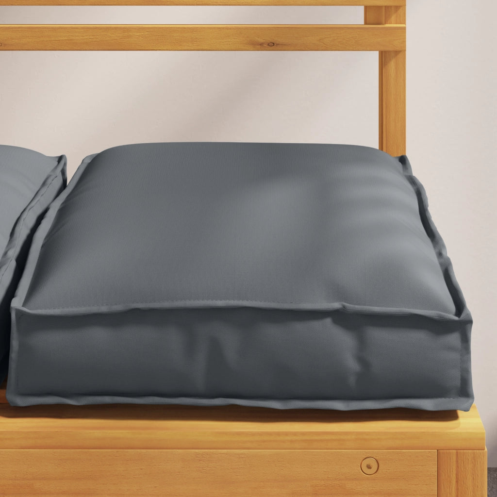 Cuscini per pallet per seduta 6 pz Antracite 40x40x8 cm Tessuto Oxford
