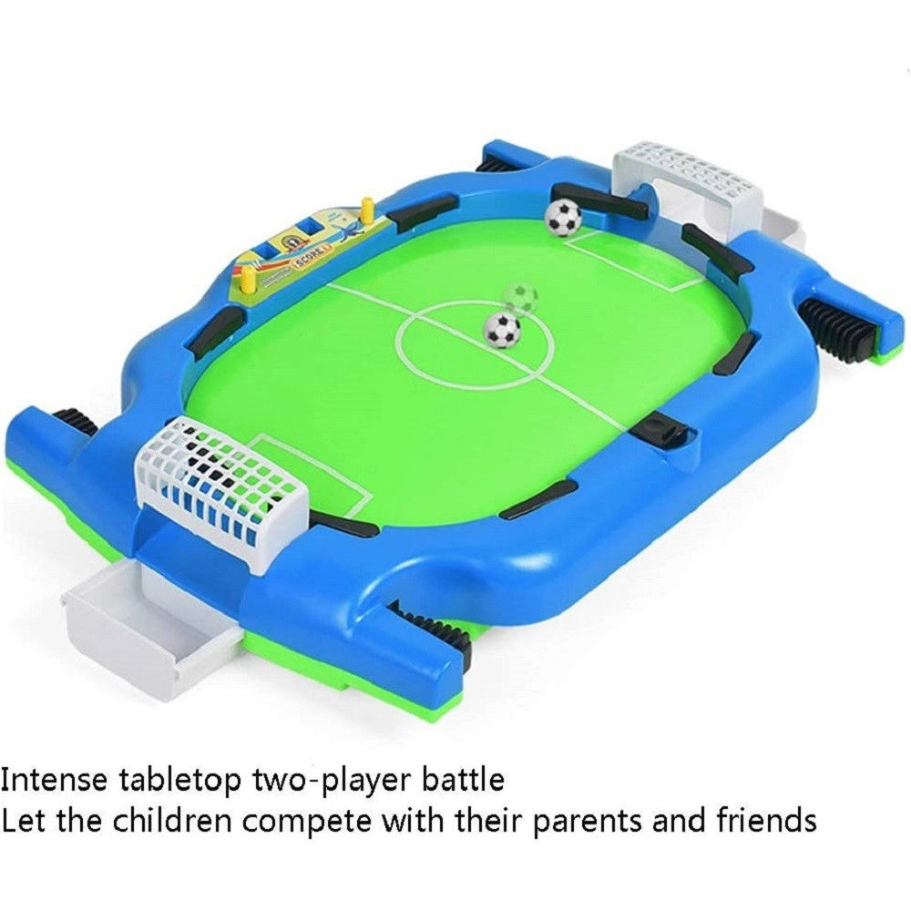 Trade Shop - Mini Campo Da Calcio Balilla Da Tavolo Palline Gioco Interattivo Bambini Regali -