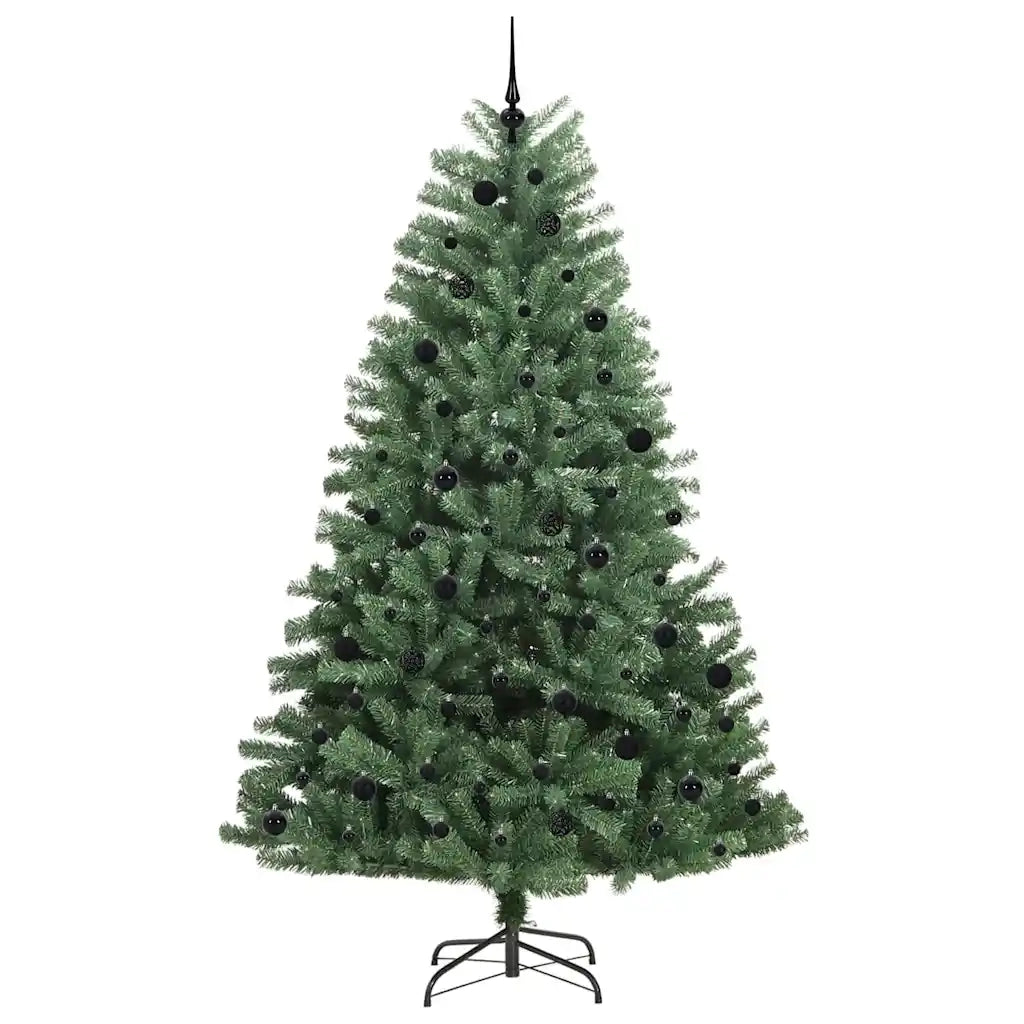 Albero di Natale | Decorazioni natalizie Artificiale con Rami Pieghevoli Verde 240 cm