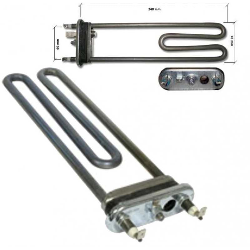 RESISTENZA LAVATRICE BOSCH SIEMENS DA 1950 WATT CON FORO TERMOPROTETTORE - Bosch Siemens