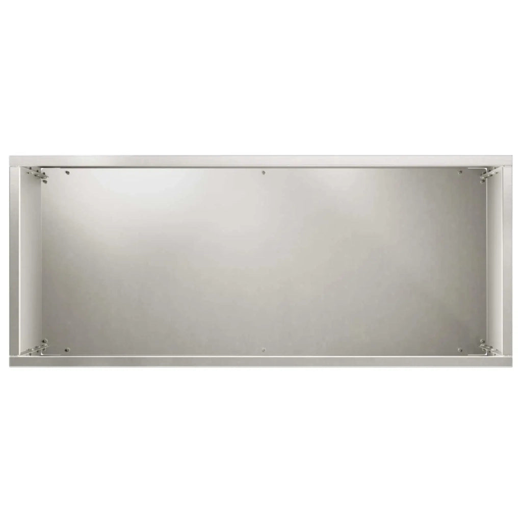 Vaso da giardino Argento 40 x 20 x 75 cm Acciaio Inox 8005436
