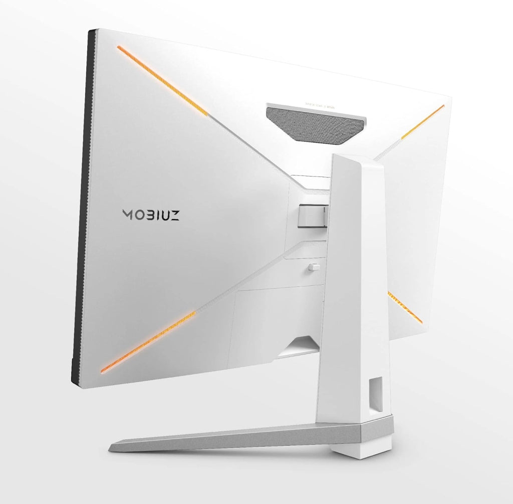 MOBIUZ EX3210U Monitor Gaming Bianco 32" 4K UHD IPS 144Hz 1ms, HDMI 2.1, FreeSync, HDR600, 98% P3, 99% Adobe RGB, Eye-Care, Telecomando, Altoparlanti 2.1, Compatibile PS5/Xbox Series X 4K a 120Hz