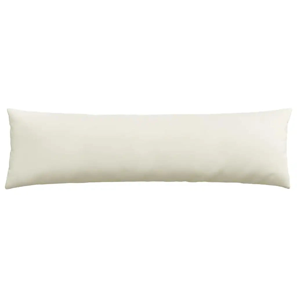 Cuscini da Divano 2 pcs Crema 145 x 40 cm Tessuto in Cords