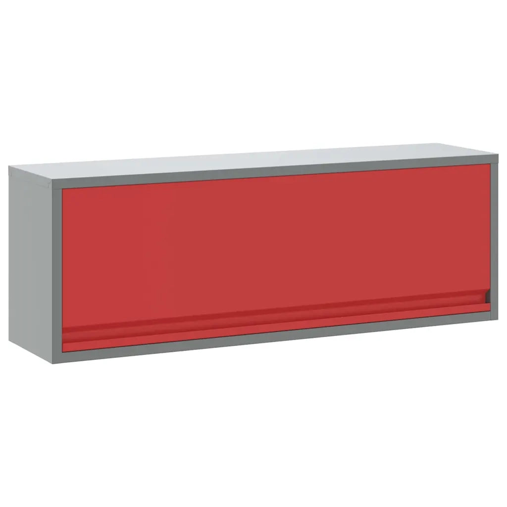 Mobile per attrezzi Rosso e Grigio 100 x 25 x 35 cm CFW7334982