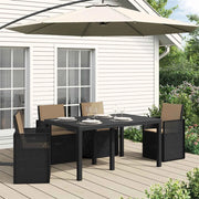 Cuscini per Seduta e Schienale 4 pcs Tortora 47 x 45 x 2 cm