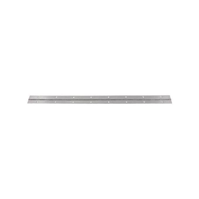 Vigor-blinky 322032 Cerniera a Nastro Flessibile a Metraggio Acciaio Inox 2 mt 32x0.7 mm colore Argentato