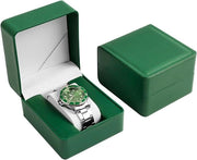 Cassa orologio individuale con cuscino rimovibile per signore e signore - Verde