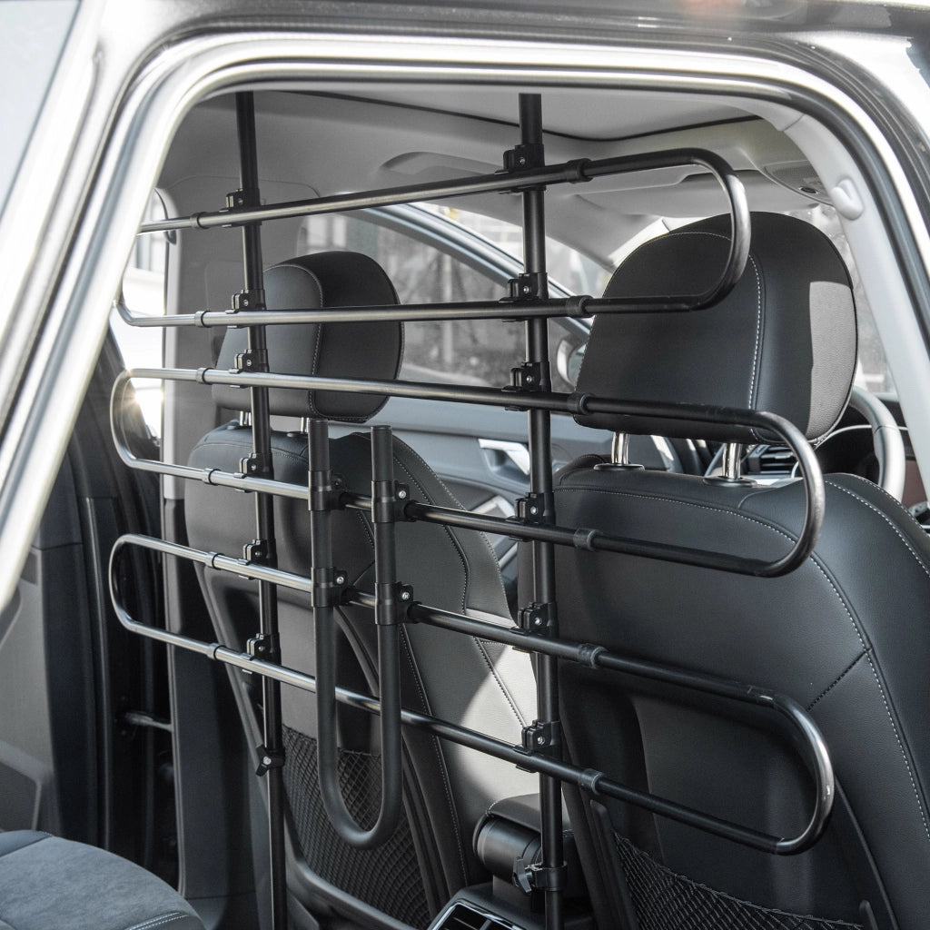 Barriera di protezione per cani auto ¨C zephmum ¨C 87-135x85-120 cm nero