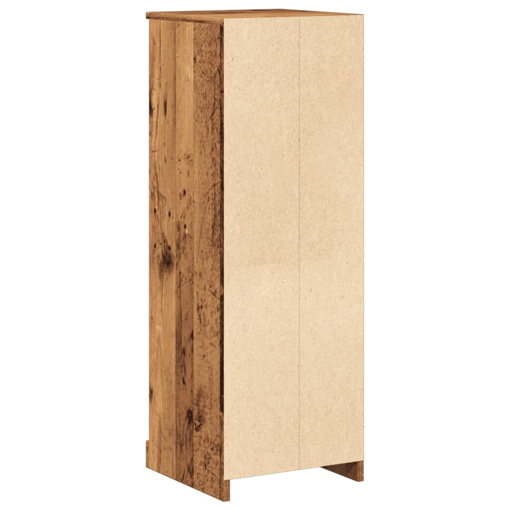 Buffet credenza cassettiera mobiletto mobile contenitore organizer cucina soggiorno salotto alto legno vecchio 36 x 35,5 x 103,5 cm legno ingegnerizzato marrone 02_0035653