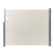 Tenda Laterale da Sole Estraibile Per Giardino Rettangolare 160 x 300 cm Beige