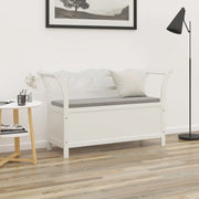 Panca-Sgabello Bianca 107x45x75,5 cm Legno Massello di Abete 550700