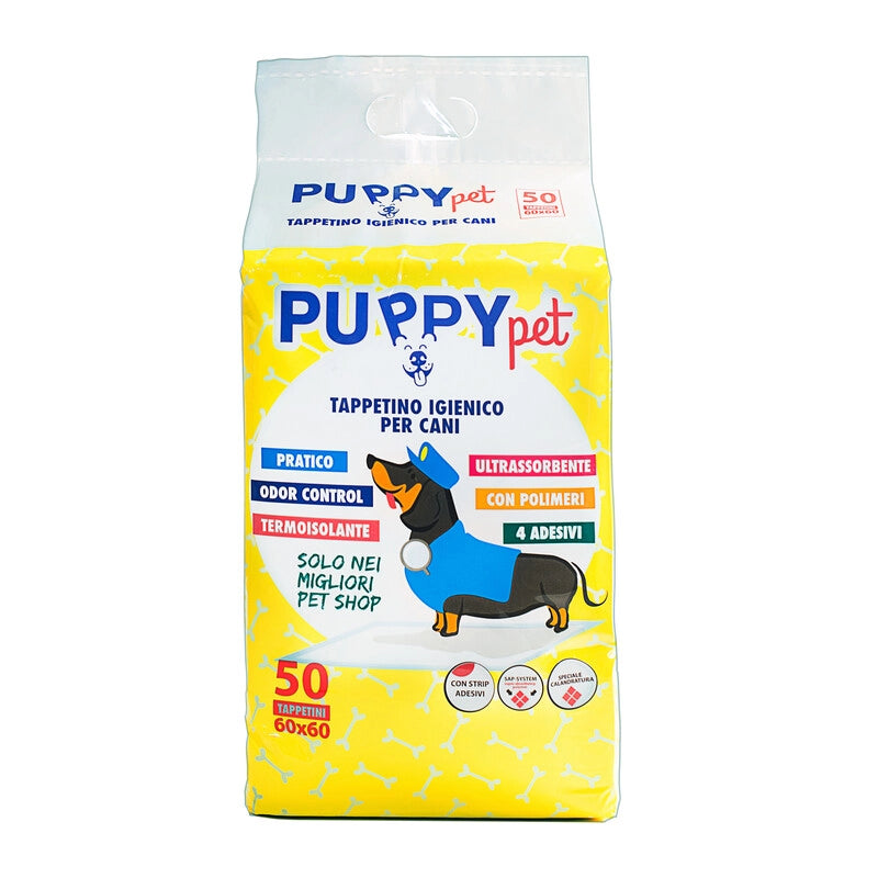 TAPPETINO PUPPY PET MONOUSO CM.60X60 PZ.50- 1,0 confezione