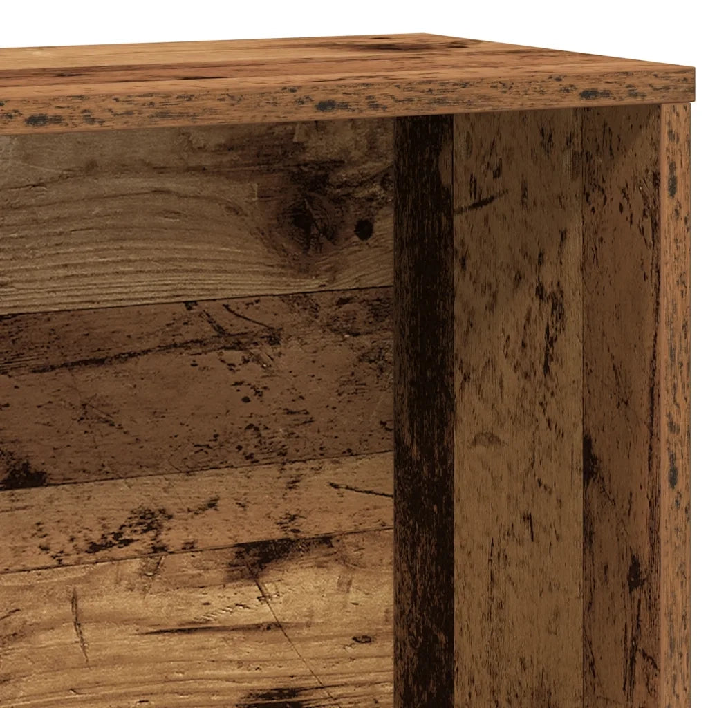 Libreria-Scaffale per Libri-Mobile di Stoccaggio Legno Vecchio 60x24x120 cm in Legno Multistrato