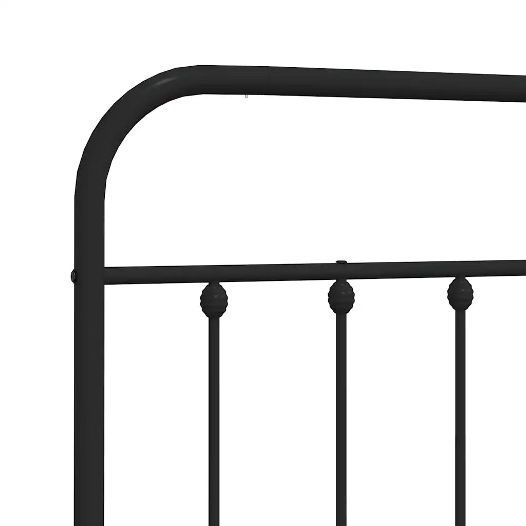 Testiera di Ricambio in Metallo Nero 150 cm 352612