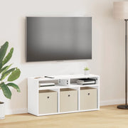 Lowboard con cassetto Bianco 87 x 27,5 x 43 cm
