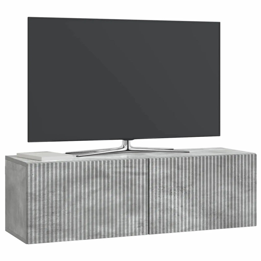 Mobile Porta TV da Muro Grigio Cemento 98 x 31 x 30 cm
