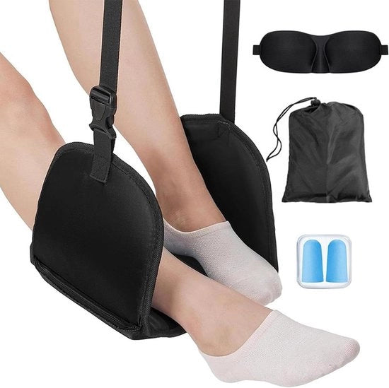 Supporto per gambe per bambini - Sostegno alle gambe shockassorbente per aeroplano portatile