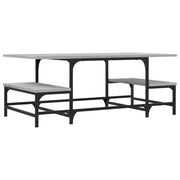 Tavolino salotto | Tavolino da caff¨¨ | Tavolino da Soggiorno Grigio Sonoma 100x50,5x40 cm Legno Multistrato