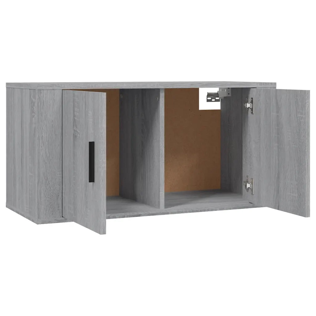 Mobile Porta TV a Parete grigio sonoma 80x34,5x40 cm 816630