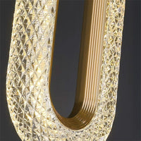 Lampadario A Sospensione In Cristallo G113-1cp Gold